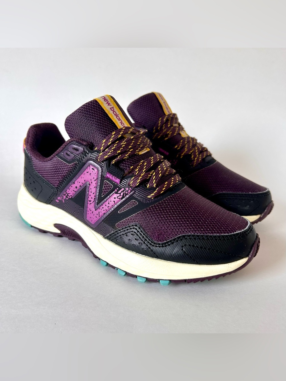 New Balance 410v8 Trail Running Shoes Women’s 5.5 Purple Pink Teal